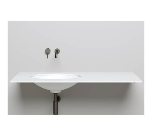 Раковина встраиваемая под столешницу Salini Marea 55х40х13.5 см S-Stone белый матовый 1802211M