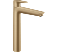Смеситель для раковины Hansgrohe Talis E 240 гладкий корпус шлифованная бронза 71717140