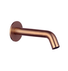 Излив встраиваемый AQUAMET 110-180 мм латунь медь шлифованная AQM8302BC