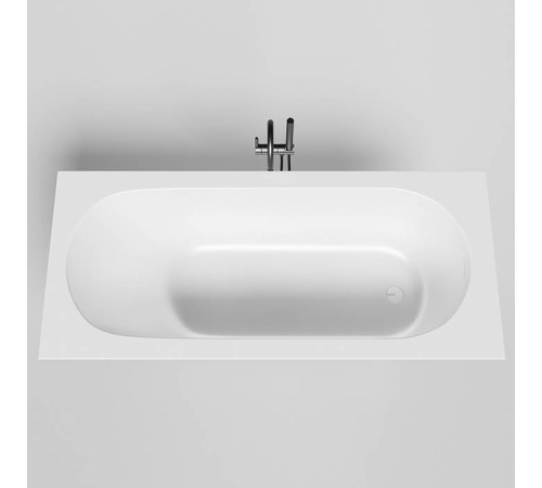 Ванна встраиваемая Salini Ornella 180х80х60 см овальная чаша S-Sense белый глянцевый комплект 102412G