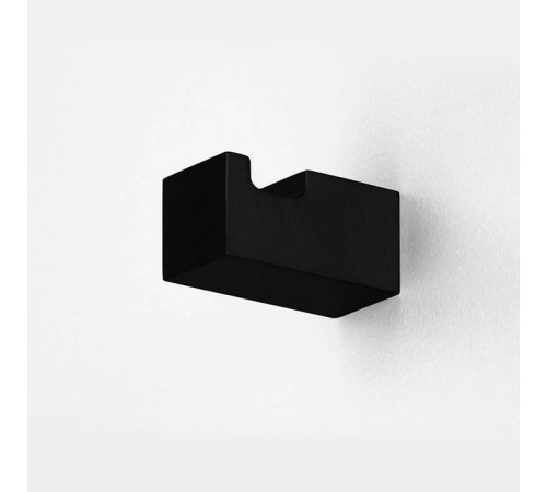 Крючок для ванной одинарный Colombo Design MiniQ черный матовый CD127.NM