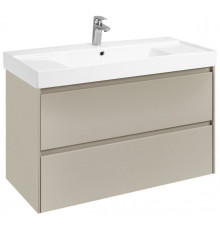 Тумба под раковину Roca Ona 1000 мм 2 ящика серый матовый A857616510