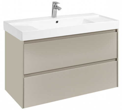 Тумба под раковину Roca Ona 1000 мм 2 ящика серый матовый A857616510