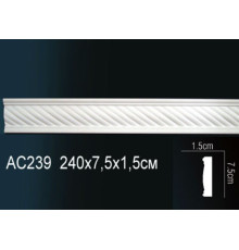 Молдинг полиуретановый Perfect с рисунком AC239