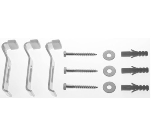 Анкеры для ванны Duravit D-Code серые 790125000000000