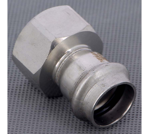 Муфта переходная пресс-В Viega Sanpress Inox нержавеющая сталь 22x1 436636