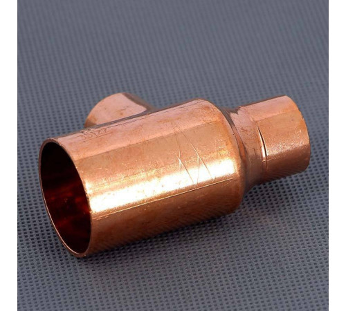 Тройник медный Viega под пайку 35х22х22 мм 123673