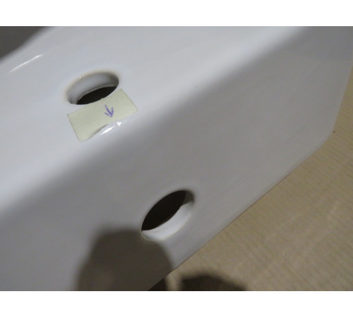 Биде подвесное GSI Pura 500x360 мм с отверстием под смеситель и переливом 8864111