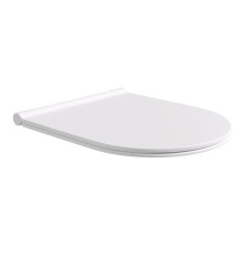 Сиденье с крышкой для унитаза Ceramica Alice FORM/UNICA тонкое с микролифтом белый матовый MC2209ES
