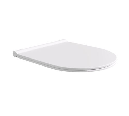 Сиденье с крышкой для унитаза Ceramica Alice FORM/UNICA тонкое с микролифтом белый матовый MC2209ES