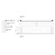 Полочка Decor Walther Mikado ABL40 40x8.2 см черный матовый 0521760