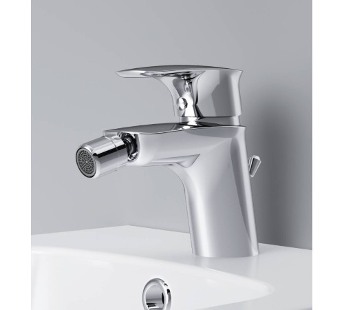 Смеситель для биде AM.PM Like с донным клапаном F71A83100