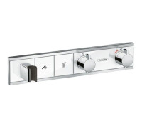 Термостат hansgrohe RainSelect скрытого монтажа для 2 потребителей белый/хром 15355400