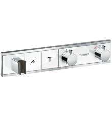 Термостат hansgrohe RainSelect скрытого монтажа для 2 потребителей белый/хром 15355400