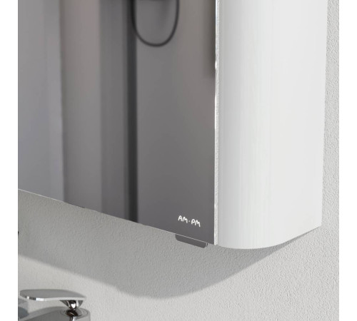 Зеркальный шкаф с подсветкой AM.PM Inspire V2.0 80 см правый белый глянец M30MCR0801WG
