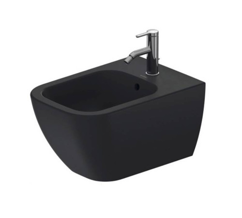 Биде подвесное Duravit Happy D.2 Plus 35.5 x 54 см антрацит матовый 2258151300