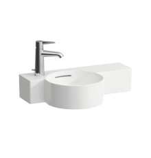 Раковина с полкой Laufen Val 55x31.5x11.5 см 1 отверстие Dx белая 8.1528.3.000.105.1