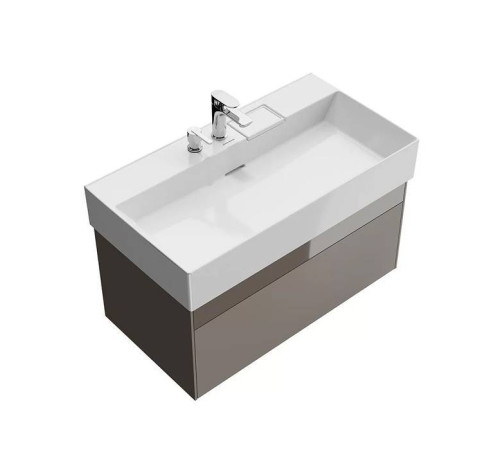 Тумба подвесная Kerama Marazzi Logica 86.8x46x40.3 см 2 ящика песчаный LOG.90.2\SAN