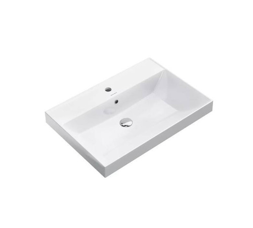 Раковина подвесная Kerama Marazzi Cubo 70.5х48.5 см белый глянцевый CU.wb.70