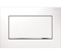 Клавиша смыва Geberit Sigma 30 смыв-стоп белый/хром 115.893.KJ.1