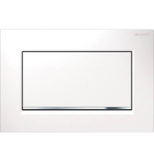 Клавиша смыва Geberit Sigma 30 смыв-стоп белый/хром 115.893.KJ.1