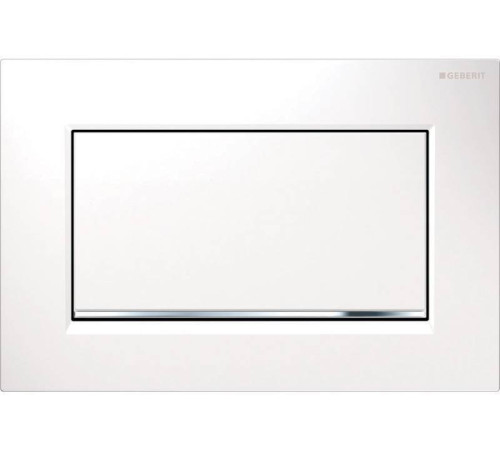 Клавиша смыва Geberit Sigma 30 смыв-стоп белый/хром 115.893.KJ.1