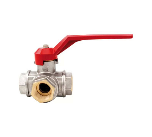 Кран шаровой трехходовой Itap 128 T-порт 1/2 ВР рычаг 1280012T