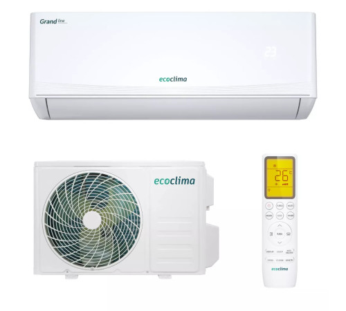 Кондиционер сплит-система Ecoclima Grand line Inverter ECW/I-TC09/AA-4R2 / EC/I-TC09/A-4R2 инверторный ECW/I-TC09/AA-4R2/EC/I-TC09/A-4R2