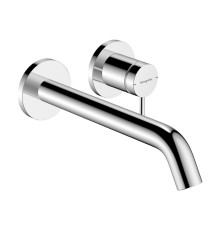 Смеситель для раковины Hansgrohe Tecturis S 225 мм настенный на 2 отверстия внешняя часть хром 73351000