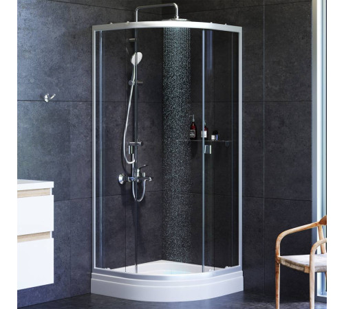 Душевое ограждение AM.PM X-Joy 80х80 см без поддона матовый хром W88G-205-080MT64