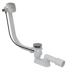 Сточный комплект с заполнением через перелив RAVAK квадратный 800 мм хром X01504