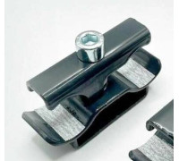 Фиксирующий зажим Zehnder ZB0281 RAL 9005 matt ZB0281 RAL 9005 matt