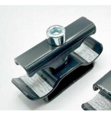 Фиксирующий зажим Zehnder ZB0281 RAL 9005 matt ZB0281 RAL 9005 matt