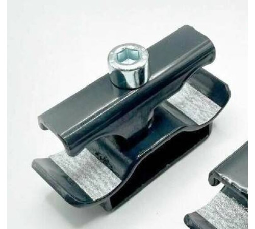 Фиксирующий зажим Zehnder ZB0281 RAL 9005 matt ZB0281 RAL 9005 matt