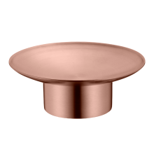 Мыльница настольная Boheme Uno с латунной чашей copper brushed 10981-CB