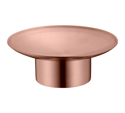 Мыльница настольная Boheme Uno с латунной чашей copper brushed 10981-CB