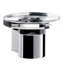 Мыльница emco System2 прозрачное стекло подвесная хром 3530 001 00