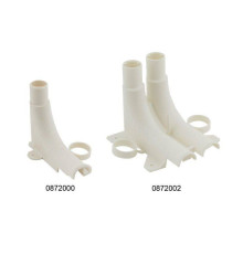 Колено направляющее для трубы Walraven BIS 12-25 мм одинарное белое 0872000