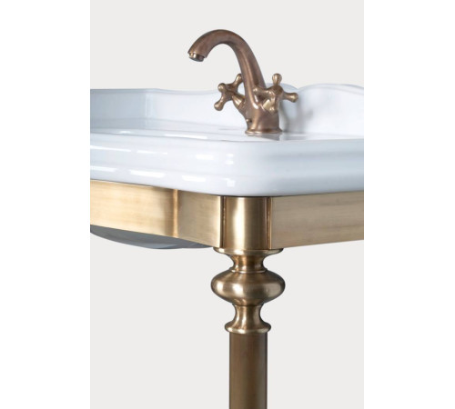 Консоль напольная с раковиной TW Bristol 874.2 105x56 см 1 отв. бронза TWBR874.2br/AR874bi*1