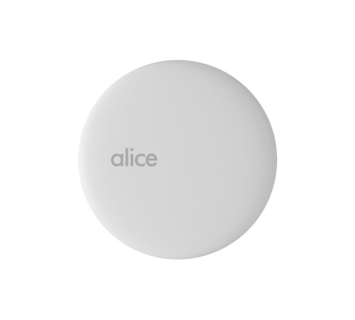 Донный клапан для раковины Alice керамический неперекрываемый белый глянцевый PIL006