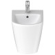 Биде напольное Duravit D-Neo 37x65х40 см с переливом белый 2294100000