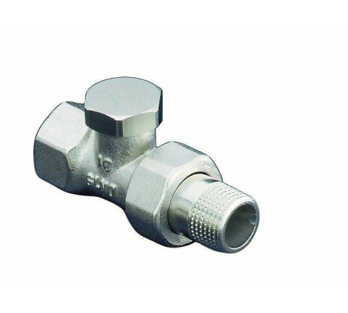 Вентиль запорный проходной Oventrop Combi 2 DN 15 1/2 никелированный 1091162