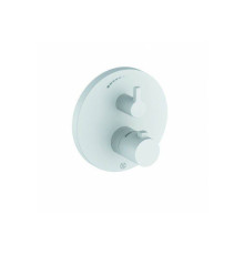 Смеситель для душа Kludi Nova Fonte Puristic термостат встраиваемый на 2 потребителя белый матовый 208355315