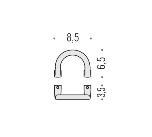 Крючок Colombo Design Lulu PVD золото BLC47.HPS