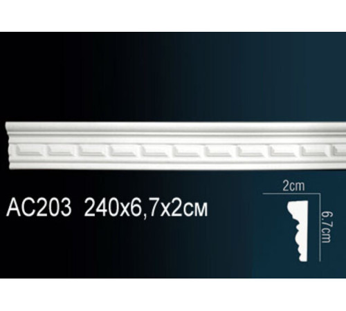 Молдинг Perfect полиуретановый с орнаментом AC203