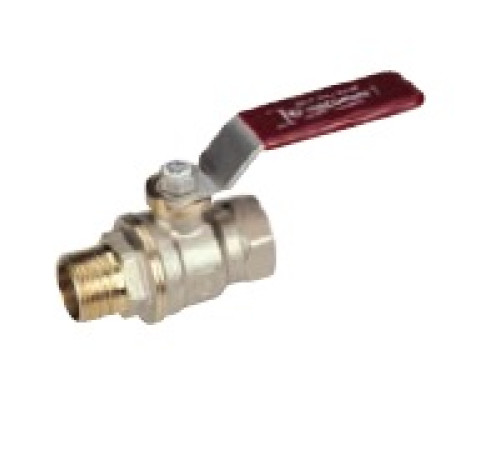 Кран шаровой Giacomini DADO 1/4 В-Н компактный бабочка никелированный R914LX021