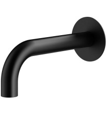 Излив для ванны настенный Plumberia Selection IXO 21 см черный матовый SPT0060NO