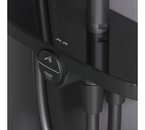 Душевая система AM.PM Like черный матовый F0780222