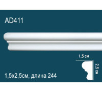Молдинг Perfect AD411 полиуретановый AD411