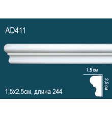 Молдинг Perfect AD411 полиуретановый AD411